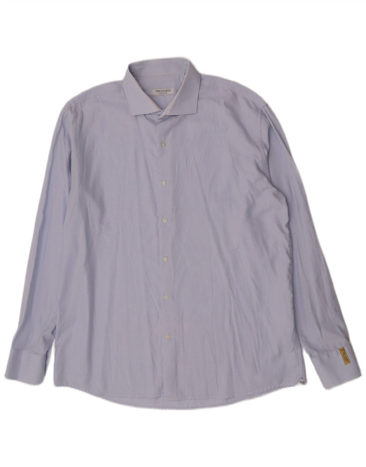 Koszula męska Trussardi rozmiar 45 18 2XL niebieska