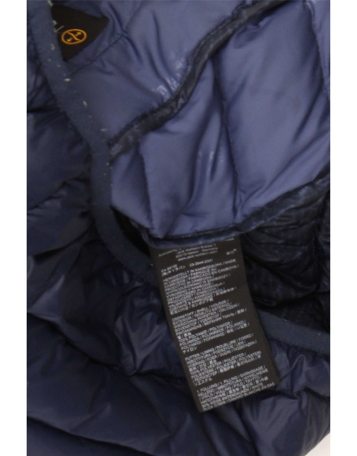 Damska kurtka puchowa Jack Wolfskin UK 8/10, mała, granatowa, nylonowa