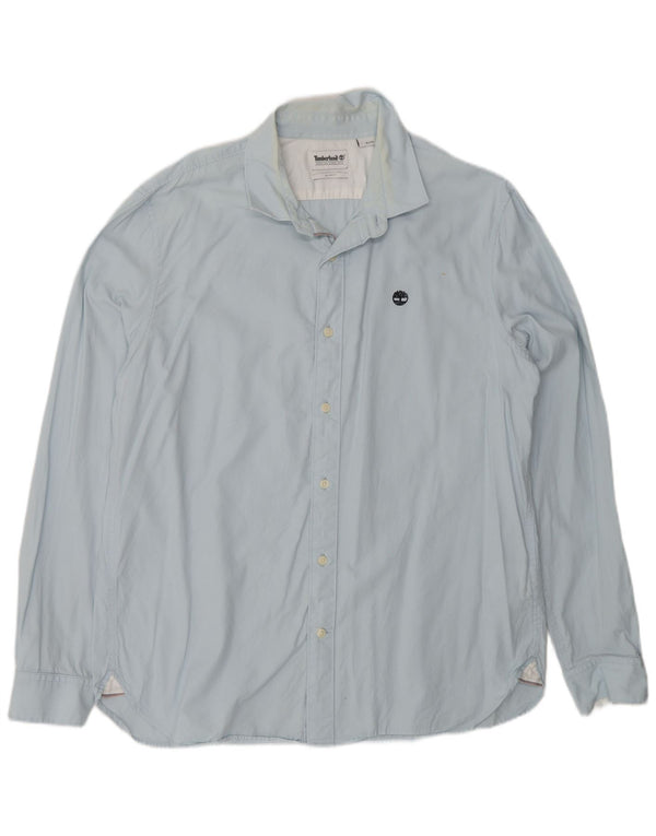 Koszula męska Timberland Slim Fit XL, niebieska, bawełniana