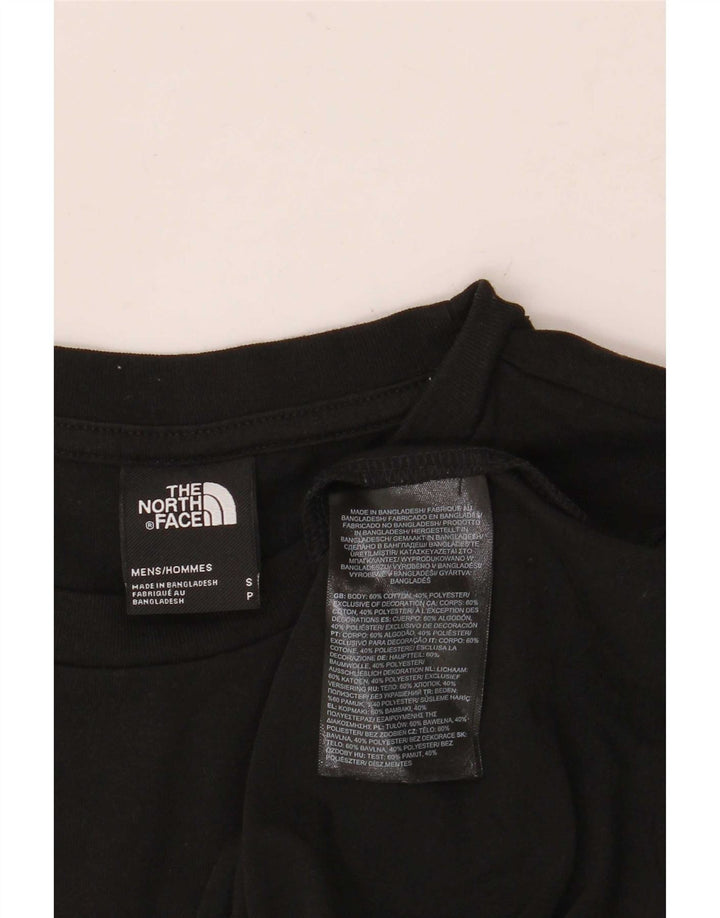 T-shirt męski The North Face, mały, czarny, bawełniany
