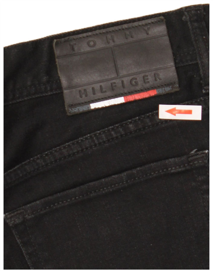 Męskie dżinsy Tommy Hilfiger Bleecker Slim W32 L30 Czarna bawełna