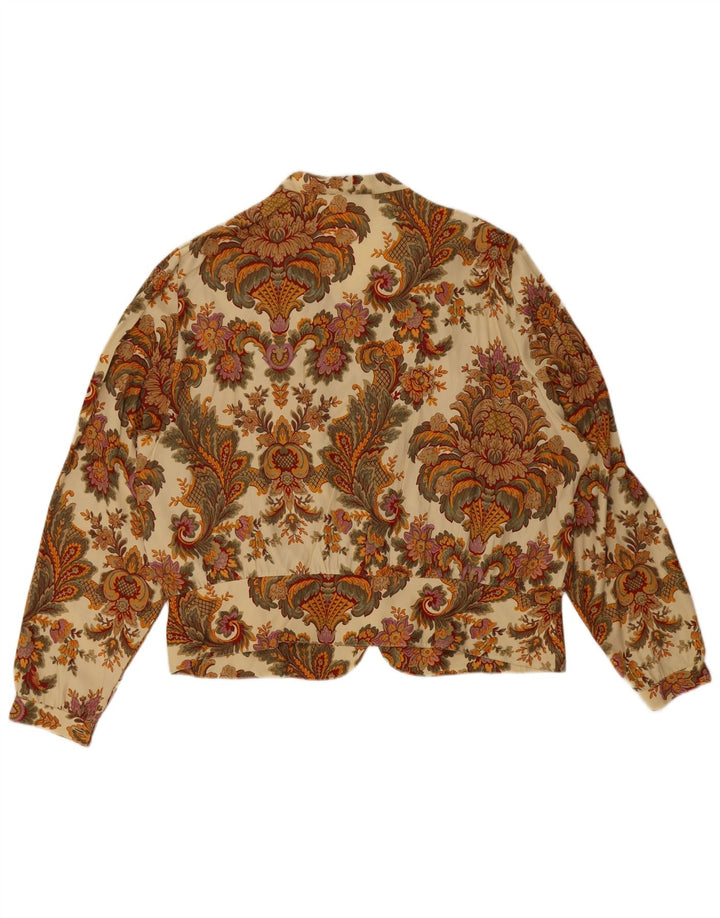 Damska bluzka koszulowa Lorena IT 54 2XL Beżowa Paisley