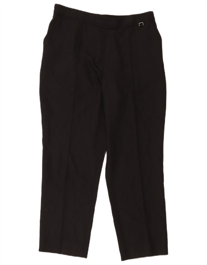 Marks & Spencer Krótkie spodnie damskie UK 14 Large W34 L24 Czarny poliester