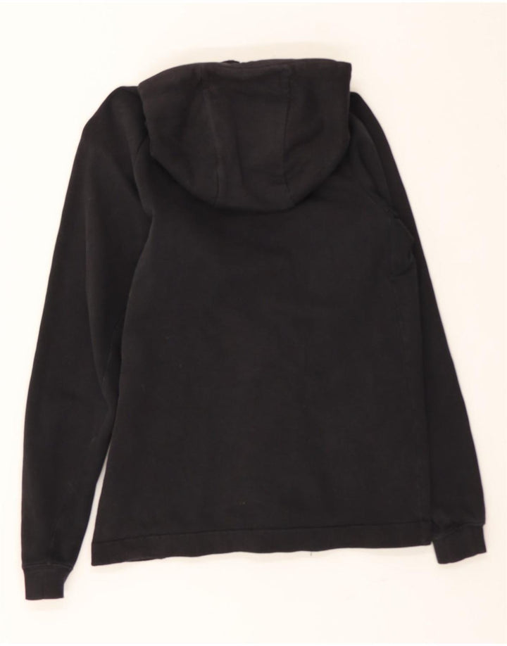 NIKE Mens Zip Hoodie Sweater Small Black Cotton Vintage Nike and Second-Hand Nike from Messina Hembry 