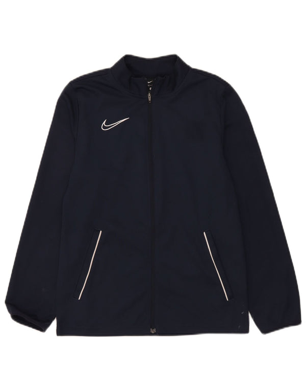 Kurtka chłopięca Nike Dri Fit dresowa, duża, 12-13 lat, granatowa