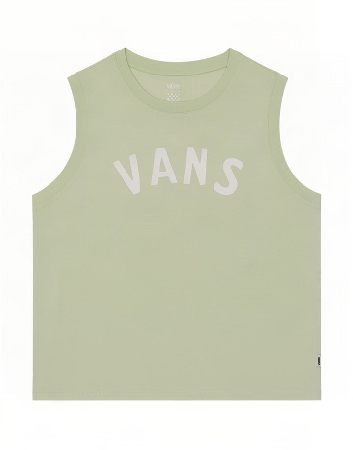 Damski top z kamizelką Vans Graphic UK 12, średni zielony