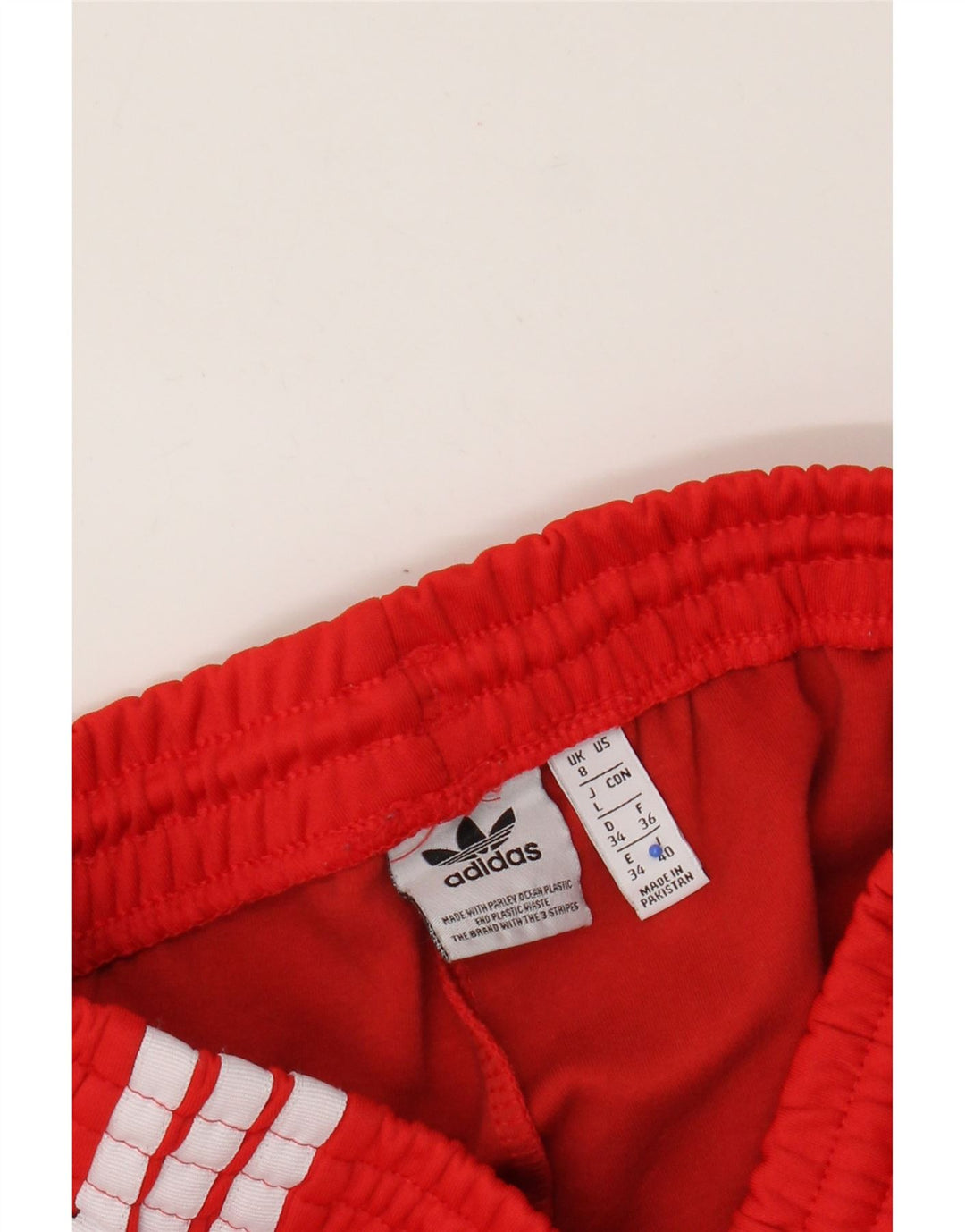 Damskie spodnie dresowe Adidas UK 8 Small Red