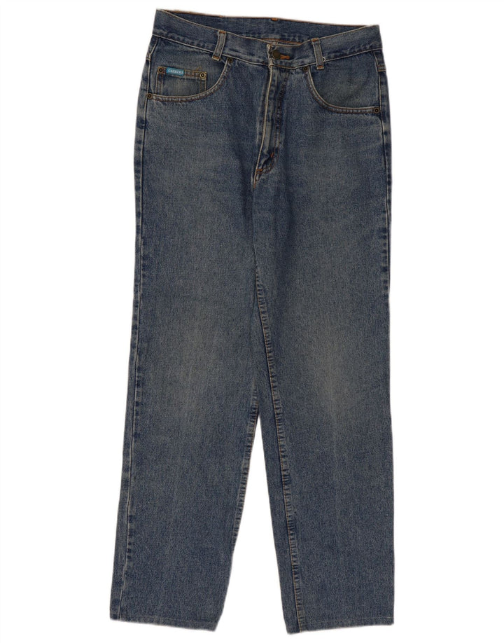 Męskie proste dżinsy Carrera W32 L30 Niebieskie bawełniane