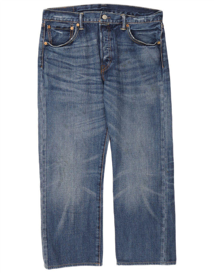 Męskie jeansy Levi's 501 Cropped W34 L25 Niebieskie