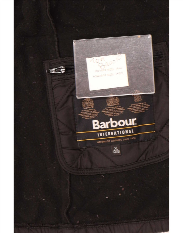 Pikowana kurtka chłopięca Barbour 12-13 lat XL, czarna, poliamid