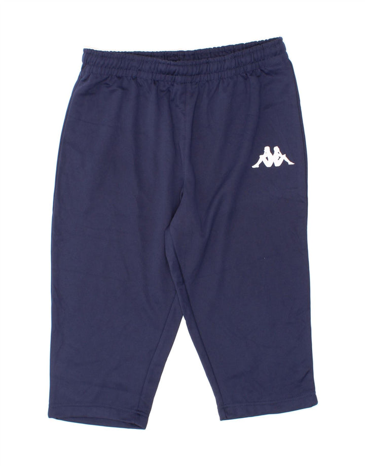KAPPA Mens Bermuda Sport Shorts Medium  Navy Blue Polyester Vintage Kappa and Second-Hand Kappa from Messina Hembry 