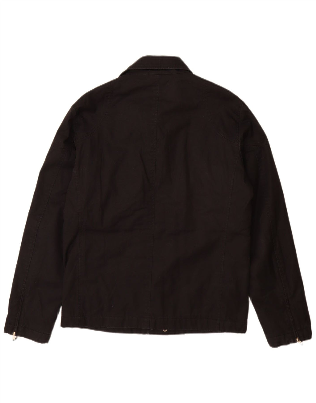 Męska kurtka użytkowa ZARA UK 38, średnia czarna, bawełniana