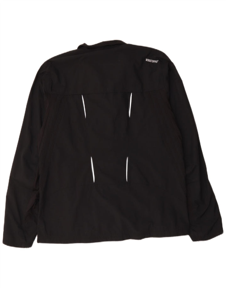 Męska kurtka przeciwdeszczowa ADIDAS Clima Proof UK 40, duża, czarna, poliester