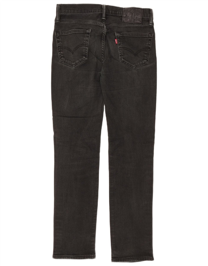 Damskie jeansy LEVI'S 511 Slim W29 L32 Czarne bawełniane