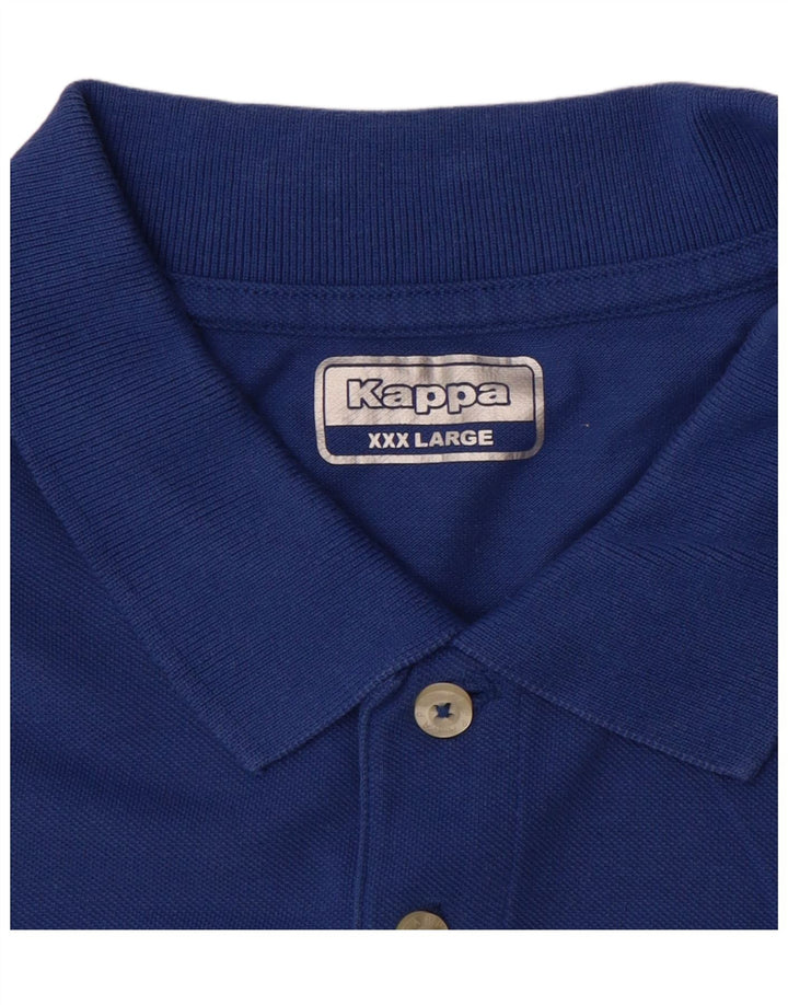 Męska koszulka polo KAPPA 3XL, niebieska, bawełniana