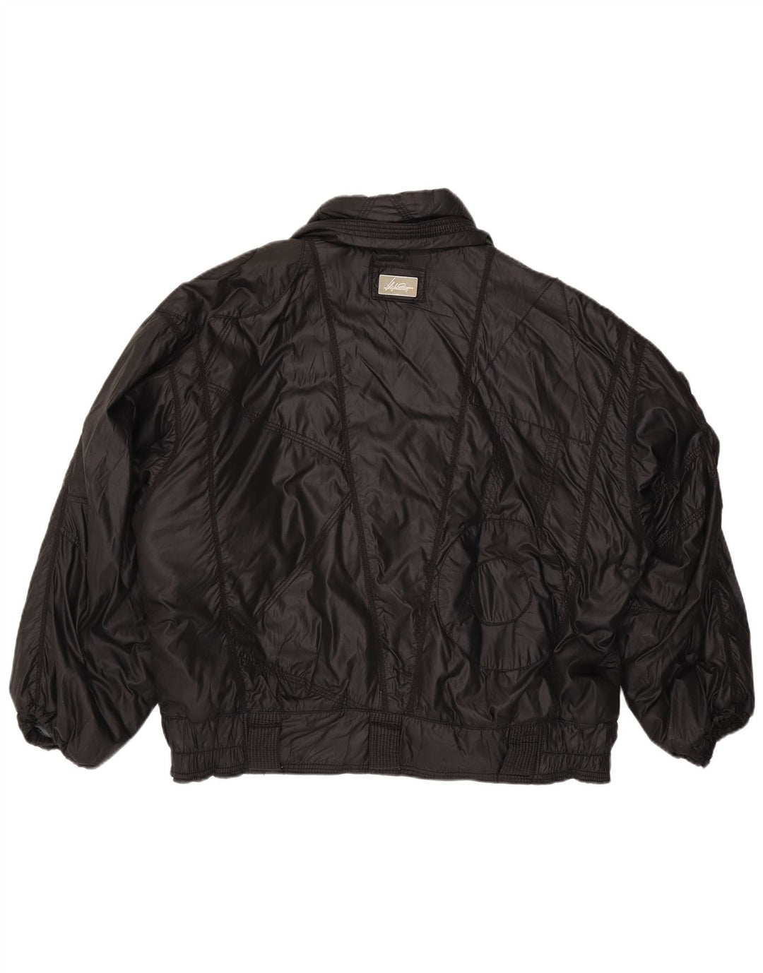 Damska kurtka bomberka vintage IT 52 XL Czarny poliamid
