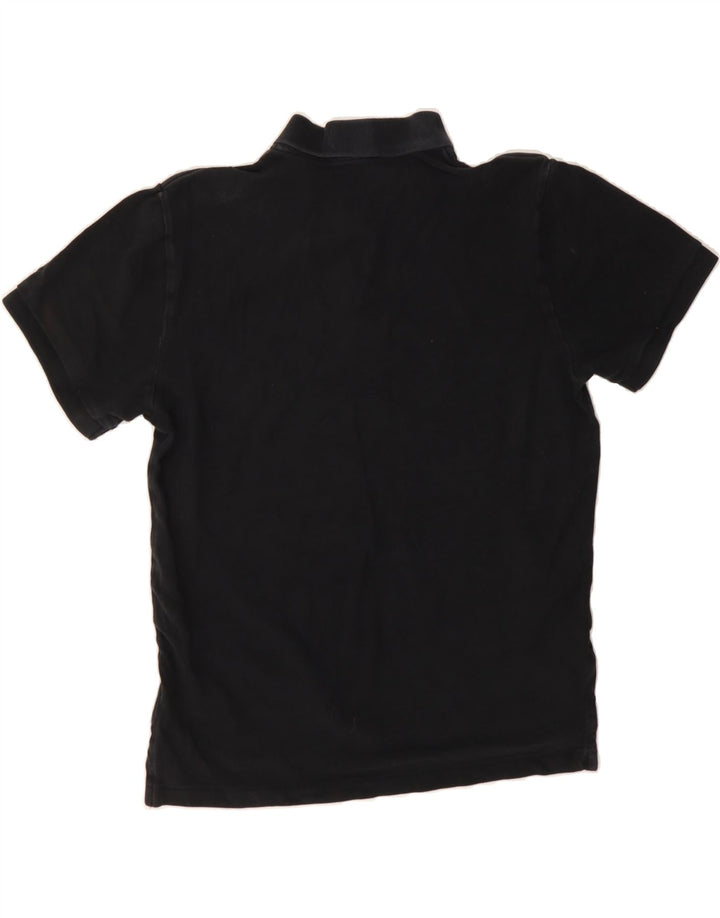 EDDIE BAUER Mens Polo Shirt Medium Black Cotton Vintage Eddie Bauer and Second-Hand Eddie Bauer from Messina Hembry 