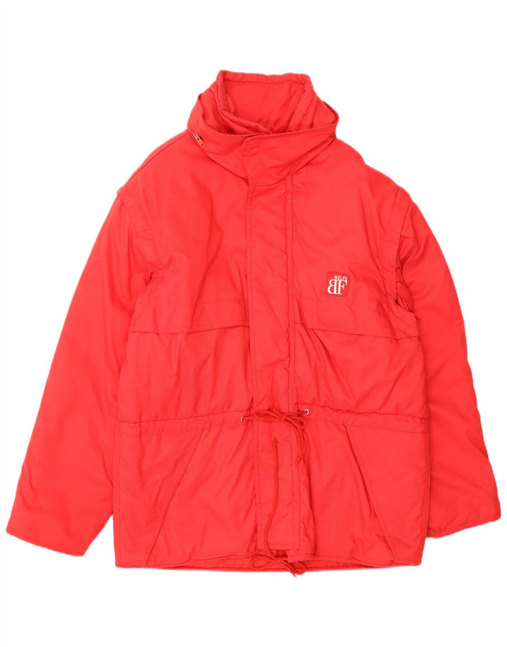 Męska wyściełana kurtka o luźnym kroju Belfe & Belfe UK 36 Small Red