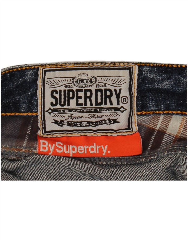 Damskie spodenki jeansowe SUPERDRY W30 w średnim kolorze, niebieskie