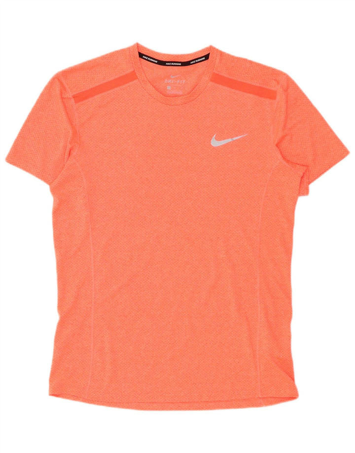 Męska koszulka Nike Dri Fit Top, średni pomarańczowy poliester