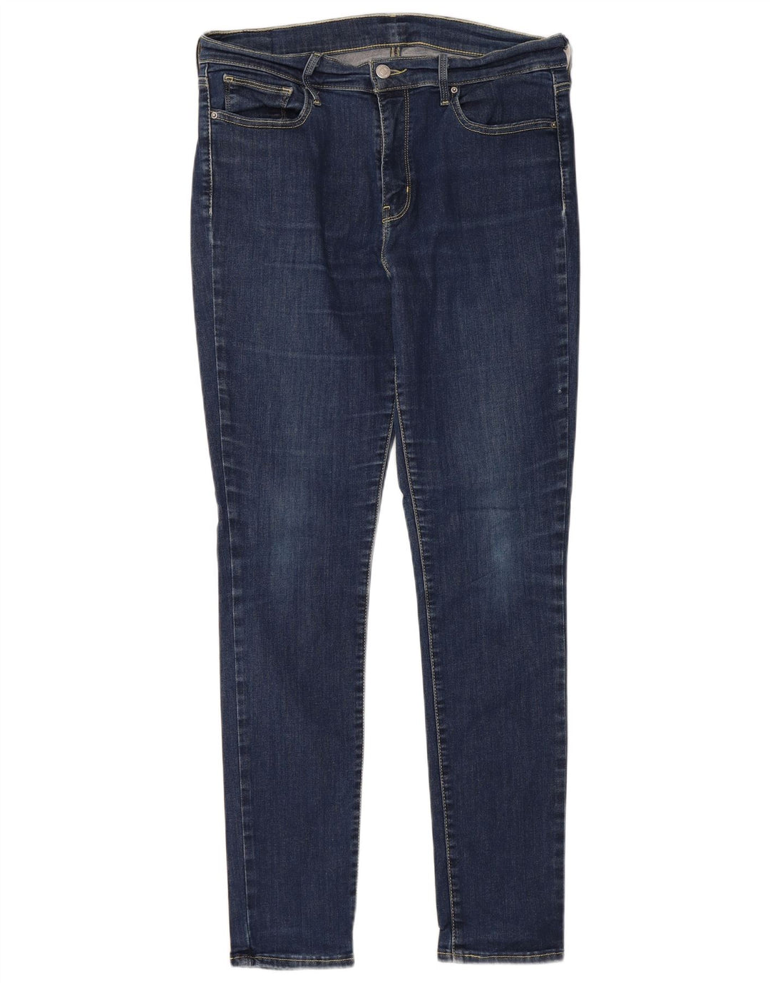 LEVI'S Womens Skinny Jeans W32 L32 Blue Cotton