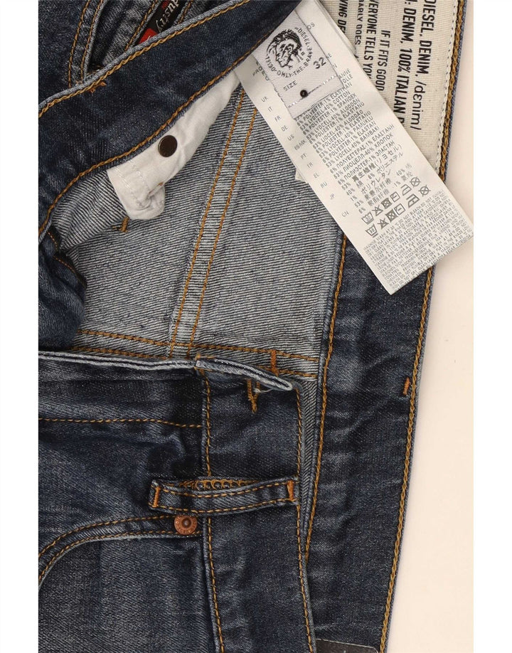 Męskie jeansy Diesel Slim W32 L30 Granatowy Lyocell