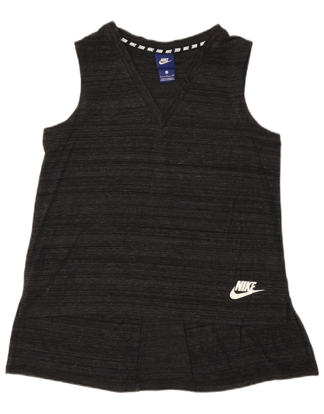 Damska kamizelka Nike Top UK 10, mała, szara, nakrapiana