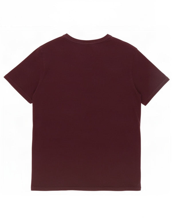T-shirt męski Fred Perry Top XL, bordowa, bawełniana