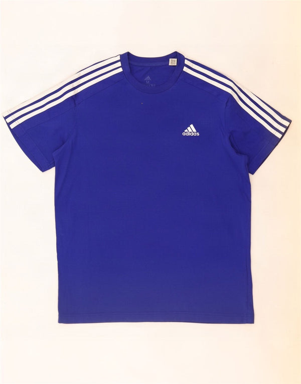Adidas Męska koszulka Top Medium Blue Cotton