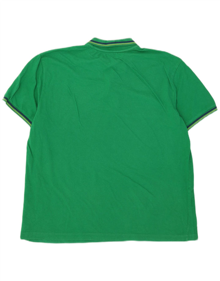 Męska koszulka polo Kappa 3XL w zielone paski