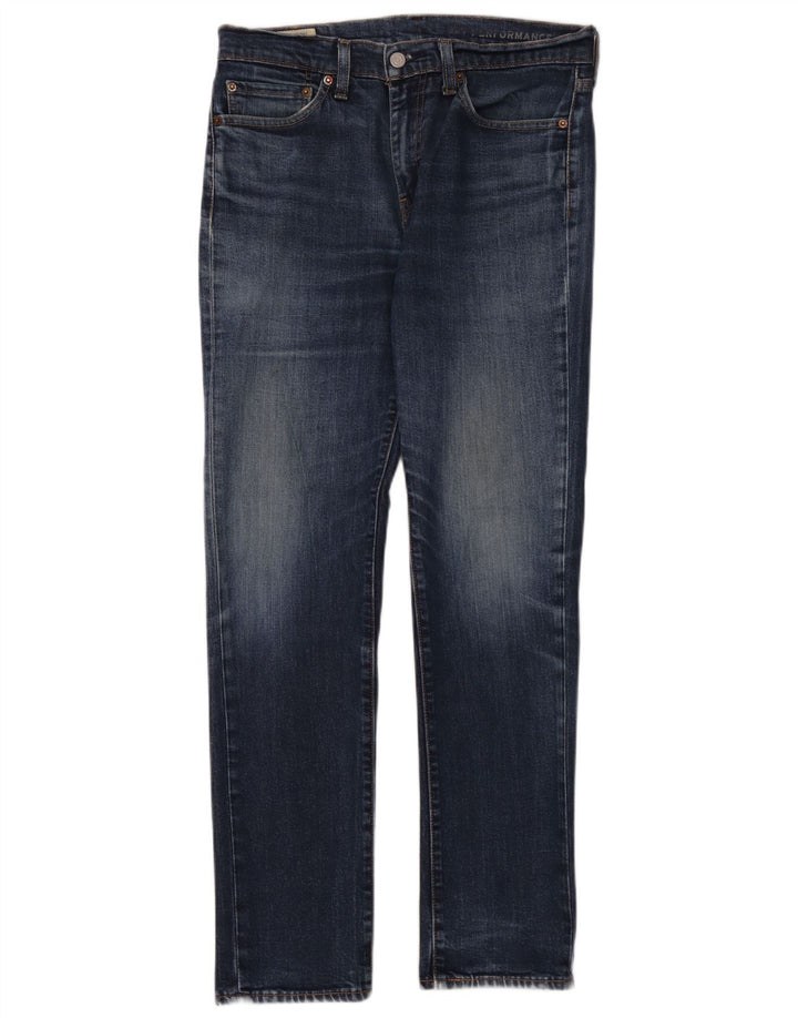 Męskie jeansy Levi's 511 Slim W32 L32 Granatowa bawełna