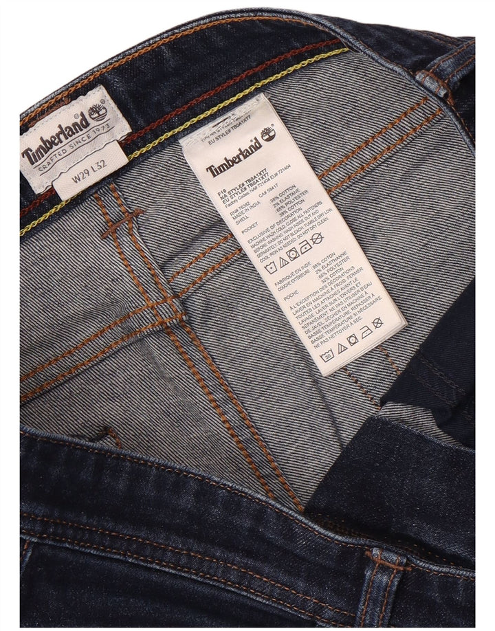 Męskie jeansy Timberland Slim W29 L32 Granatowa bawełna