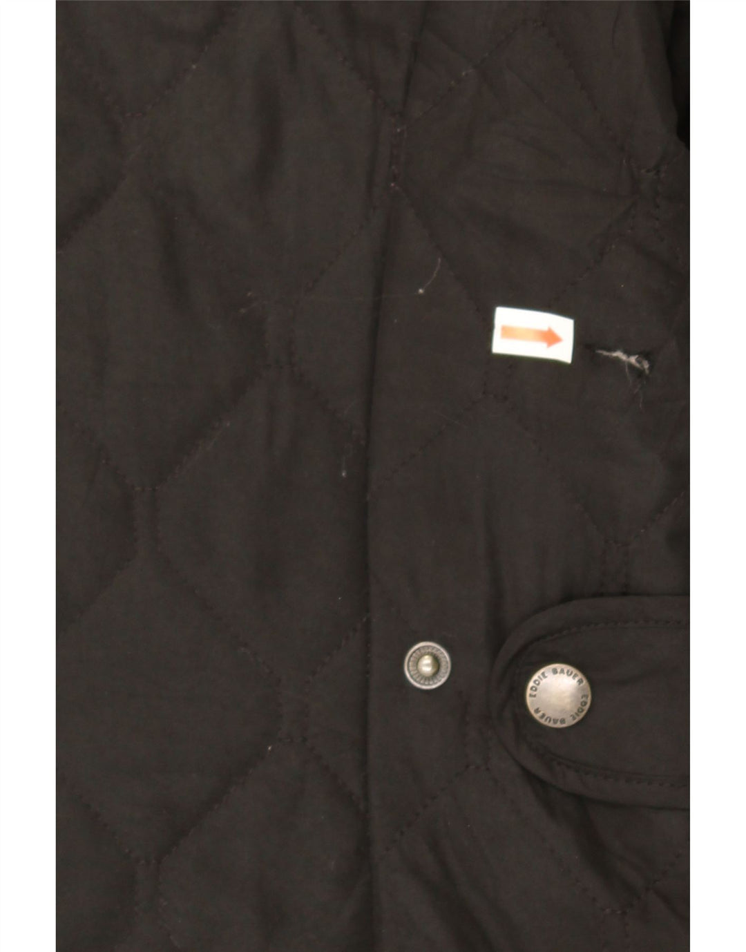 EDDIE BAUER Womens Quilted Jacket UK 14 Medium Black Polyester Vintage Eddie Bauer and Second-Hand Eddie Bauer from Messina Hembry 