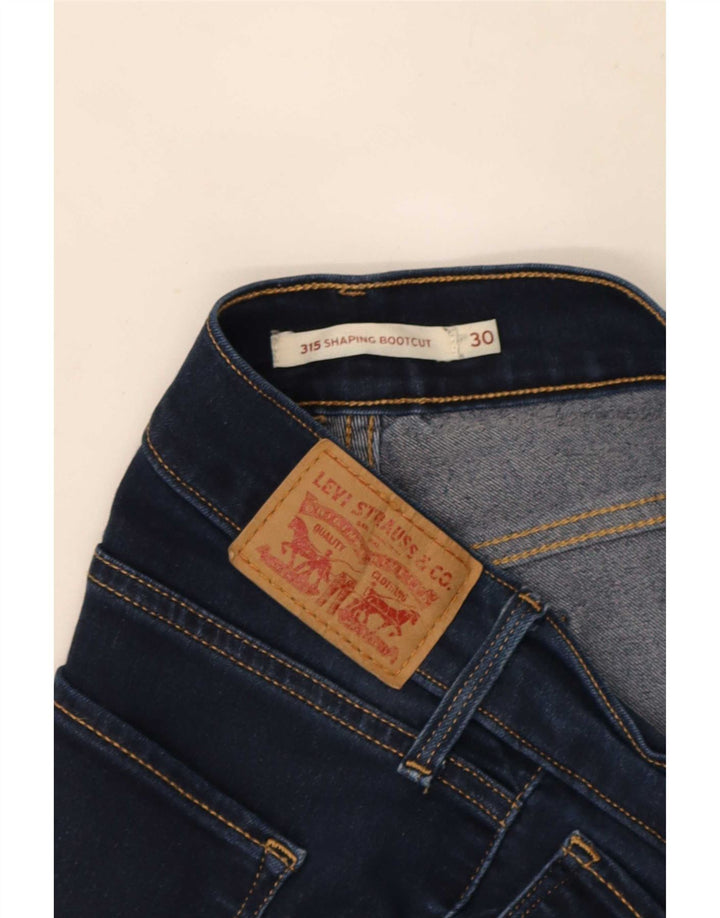 Damskie jeansy Levi's 315 Shaping Bootcut W30 L30 Granatowe
