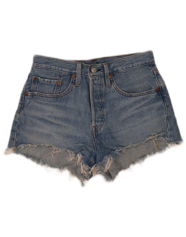 Damskie spodenki jeansowe Levi's 501 W26 Małe, niebieskie, bawełniane