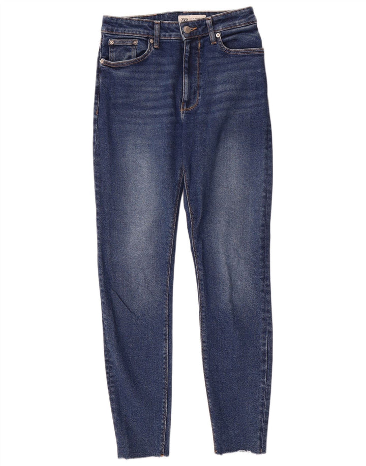 Damskie jeansy skinny Zara EU 40 Medium W30 L28 Niebieskie