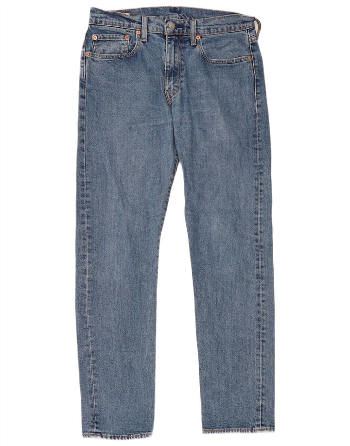 Męskie jeansy Levi's 502 Straight W32 L32 Niebieskie bawełniane