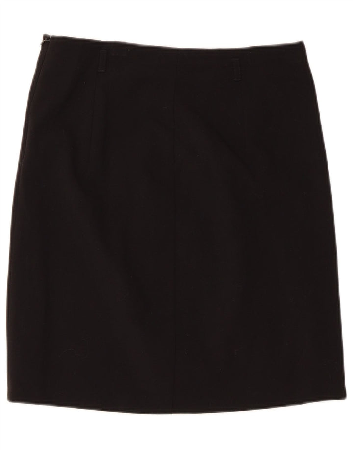 Marks & Spencer Damska prosta spódnica UK 8 Small W28 Czarny poliester