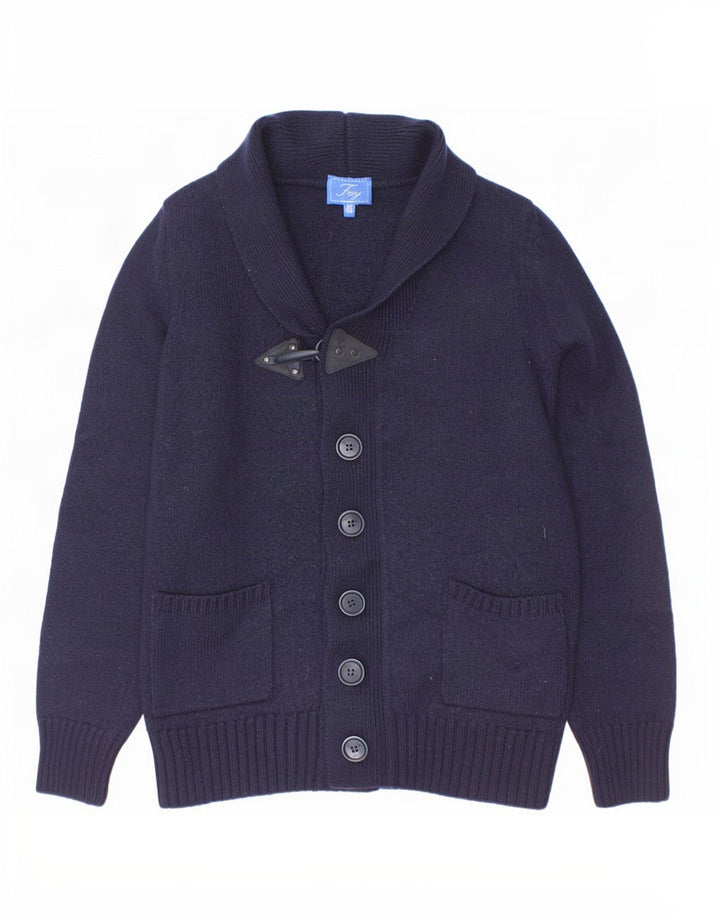 Sweter rozpinany Fay dla chłopców 9-10 lat, granatowy, wełniany