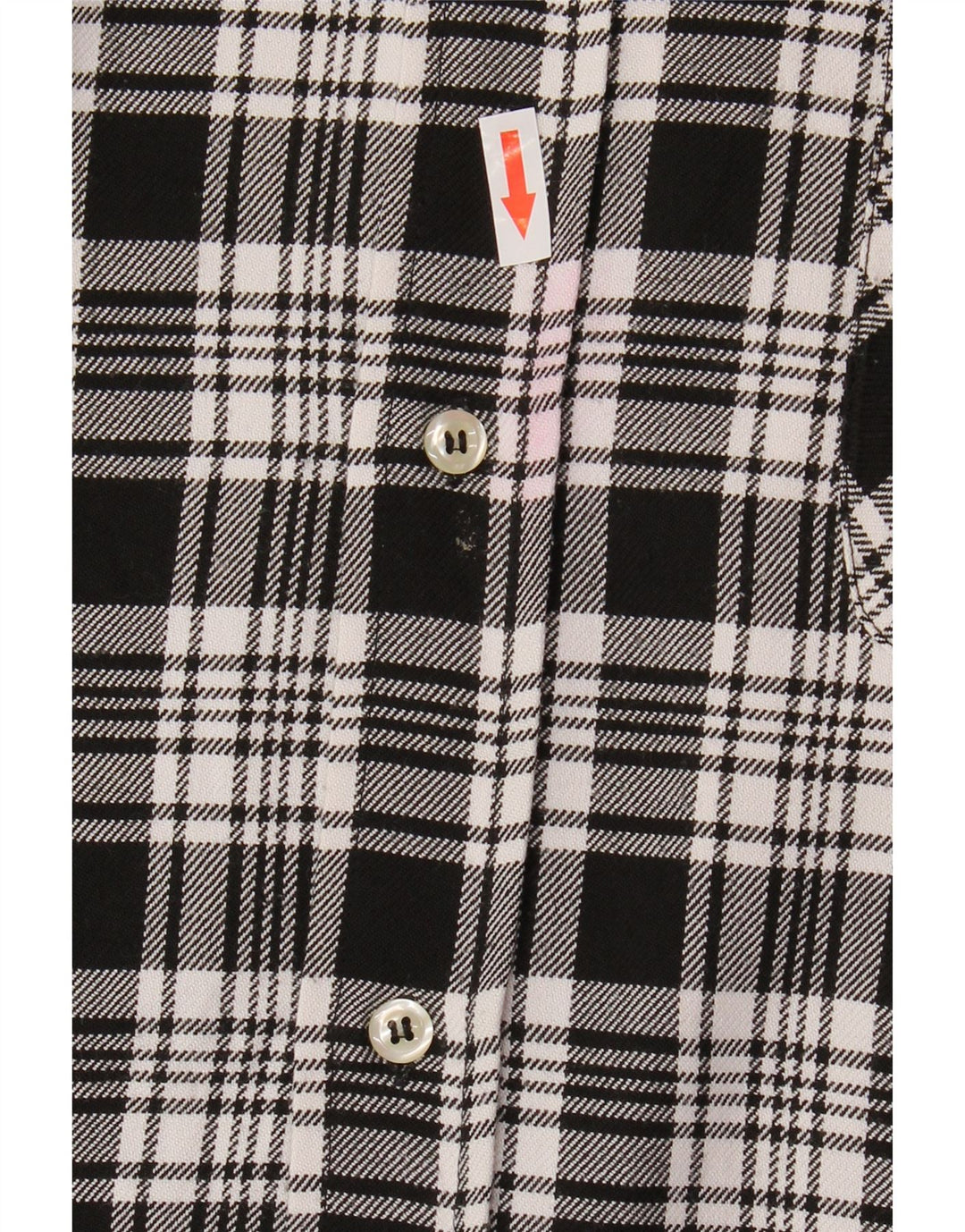 Męska koszula flanelowa XL w czarną kratkę TIPO