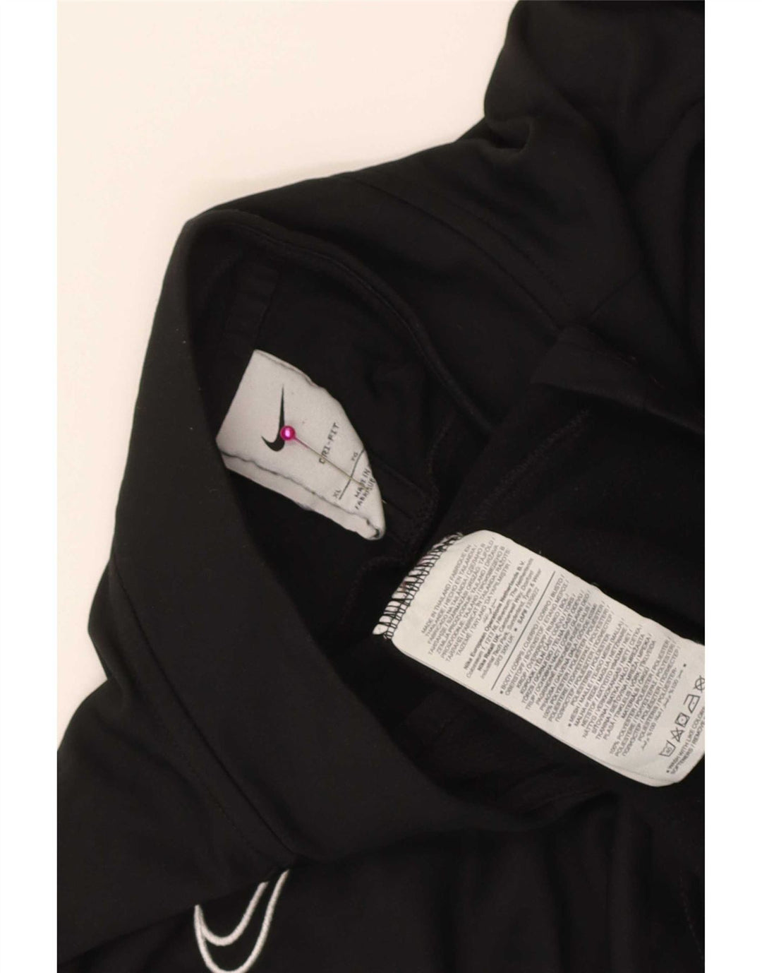 Męski dres Nike Dri Fit z zamkiem błyskawicznym i zamkiem błyskawicznym Top XL w kolorze czarnym
