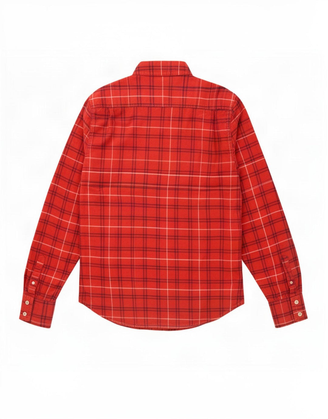 Męska koszula flanelowa Superdry, duża, bawełniana w czerwoną kratę