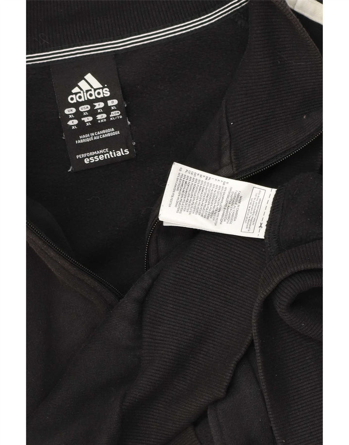 Adidas Męska bluza dresowa XL Czarna bawełniana