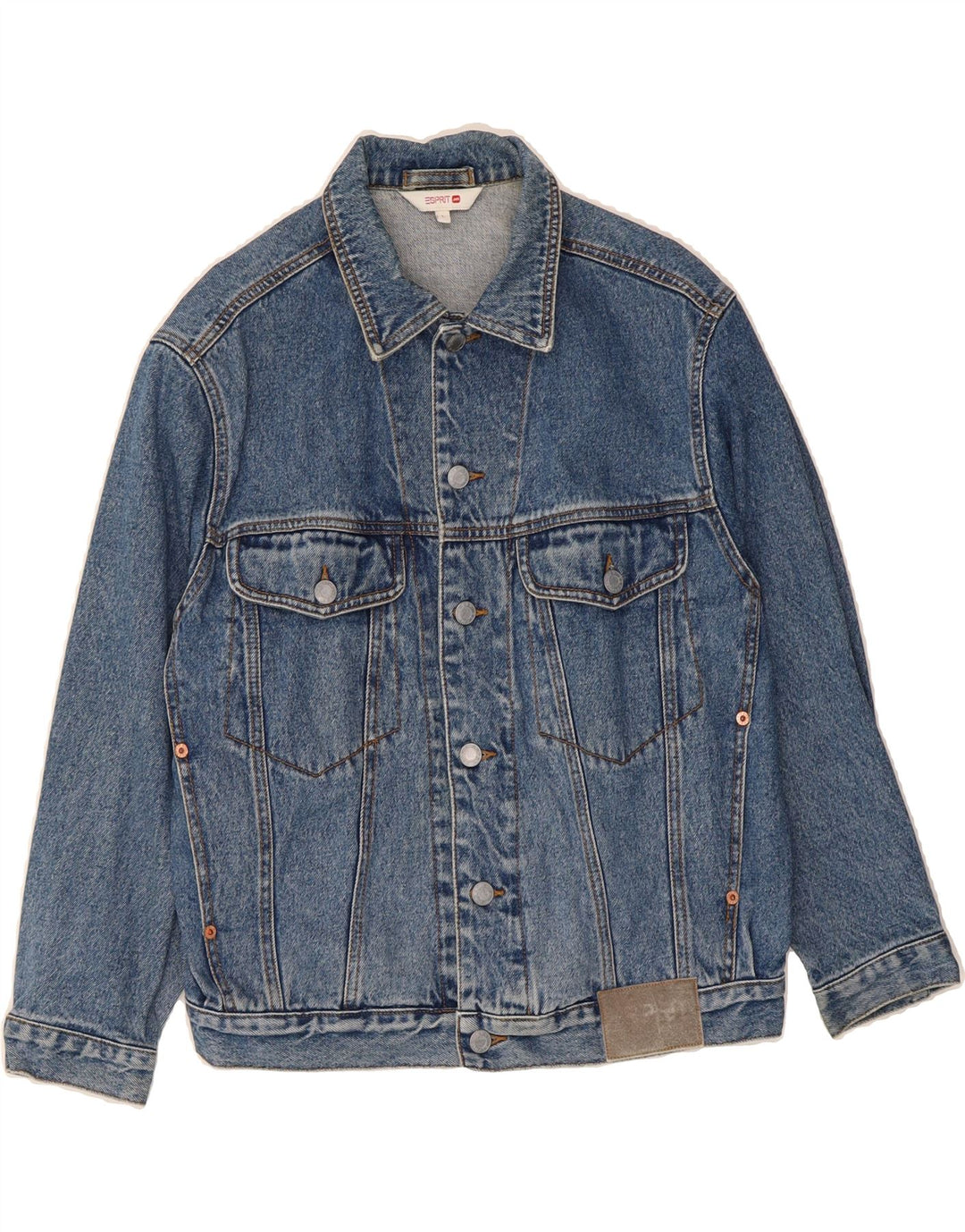 ESPRIT Womens Denim Jacket UK 16 Large Blue Cotton Vintage Esprit and Second-Hand Esprit from Messina Hembry 