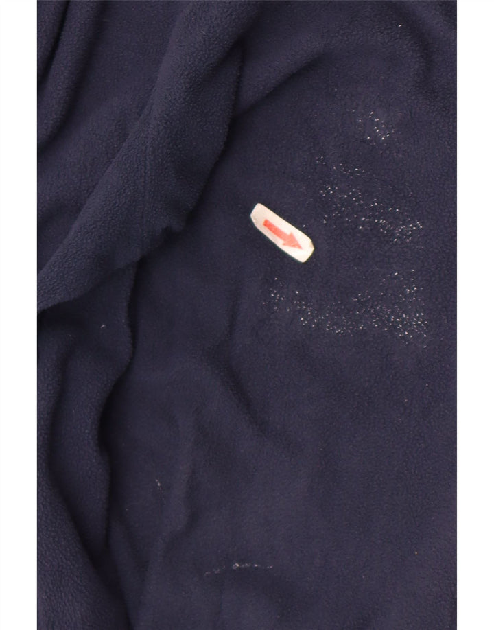 Męski sweter polarowy Mountain Warehouse z zamkiem błyskawicznym, duży, granatowy, poliester