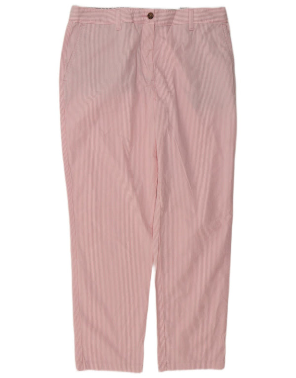 Spodnie Chino damskie Marks & Spencer UK 14 Large W34 L28 Różowe prążki
