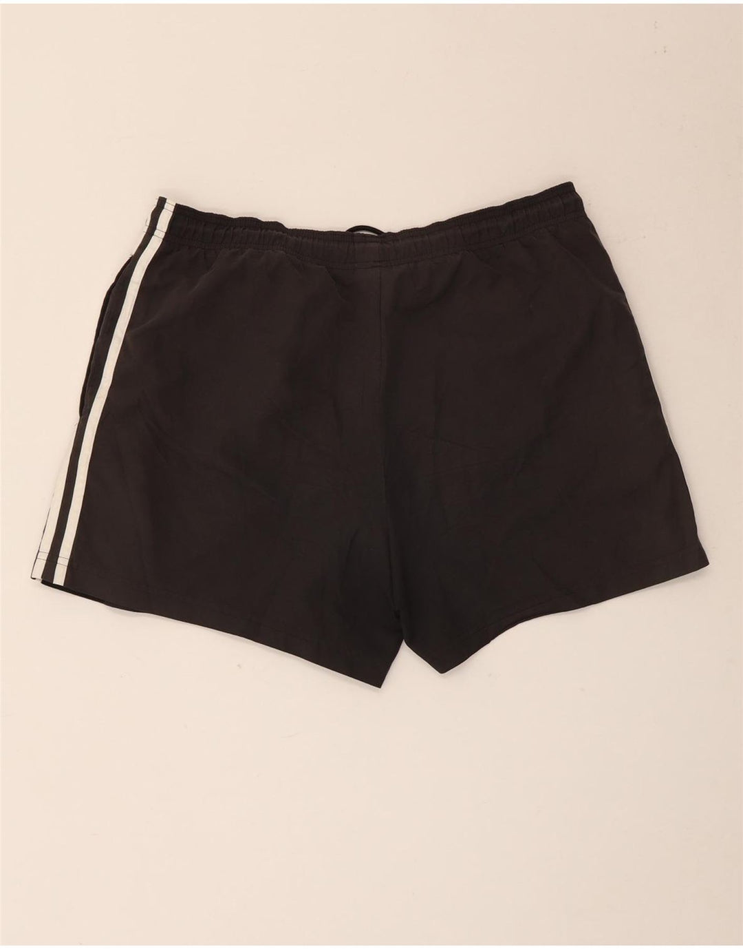 Męskie spodenki sportowe Adidas, duże, czarne, poliestrowe