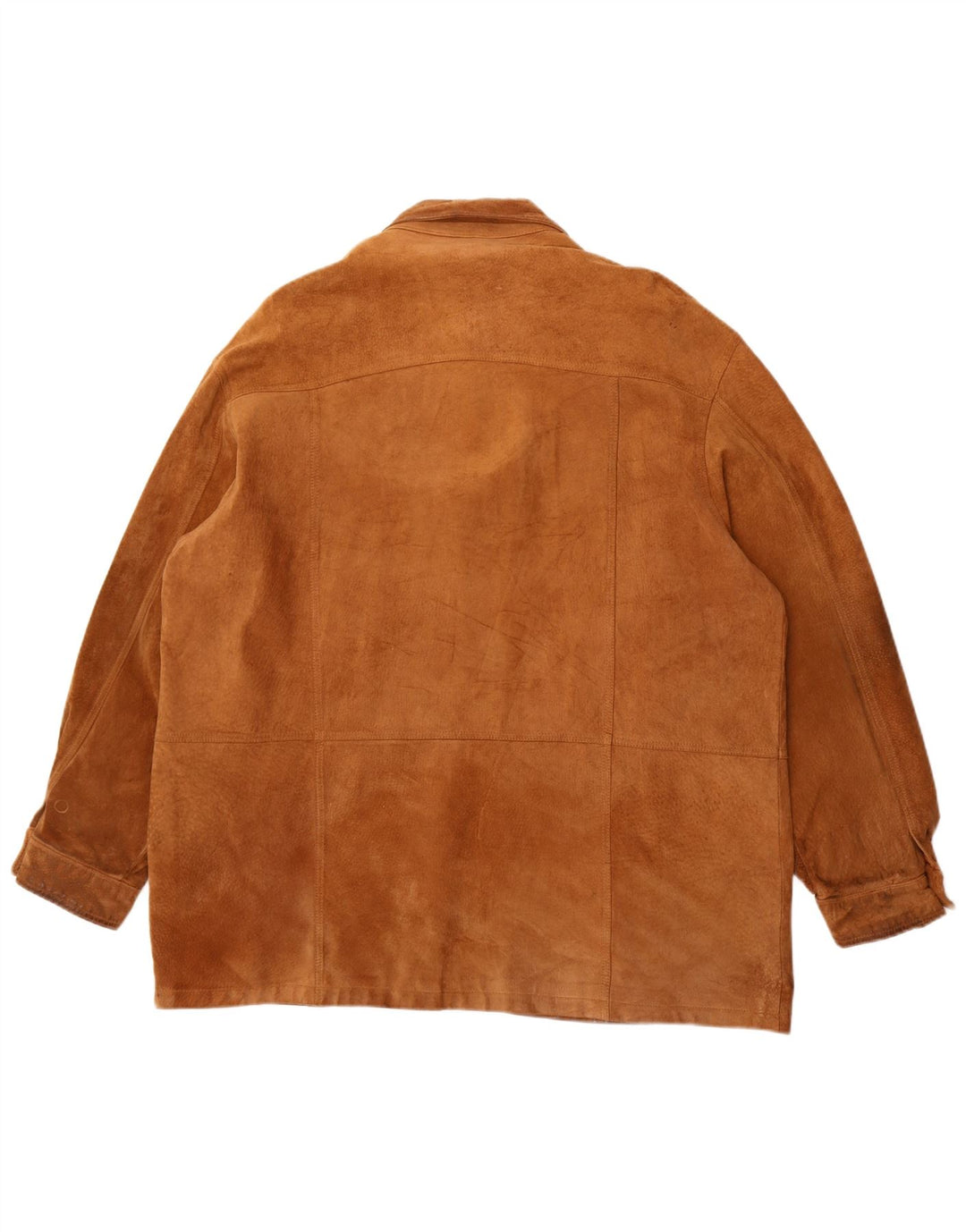 Zamszowa koszula męska w stylu vintage IT 58 2XL brązowa