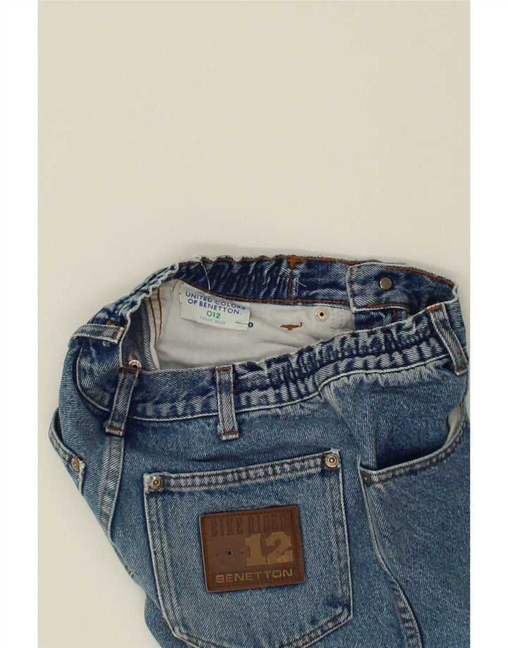 BENETTON Womens Tapered Jeans W24 L24 Blue Cotton Vintage Benetton and Second-Hand Benetton from Messina Hembry 