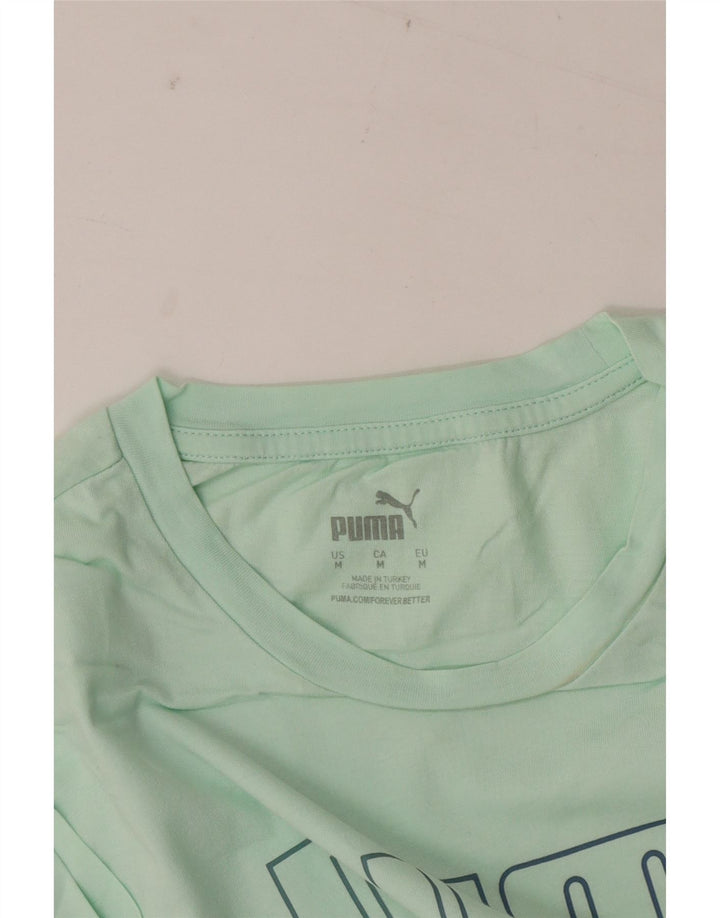 Damska koszulka z grafiką Puma Top UK 14 Średnia zieleń